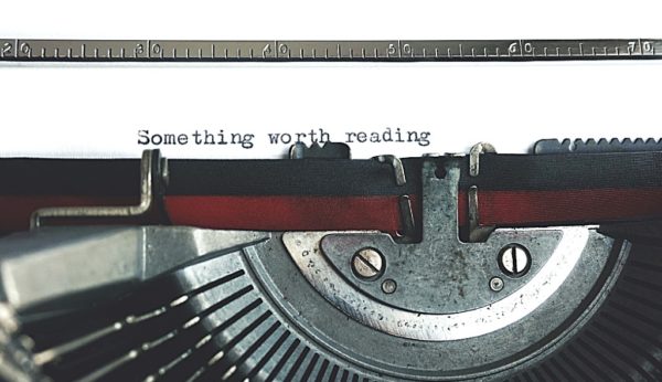 Something worth reading on a typewriter